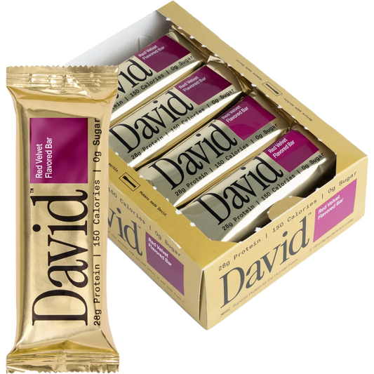 David Bars 28g High-Protein | Red Velvet (12ct)