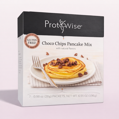 ProtiWise Choco Chips Pancake | High-Protein (7ct)