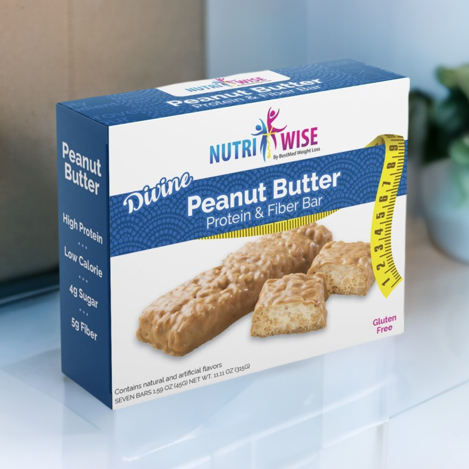 NutriWise Divine Peanut Butter Bar (7/Box)