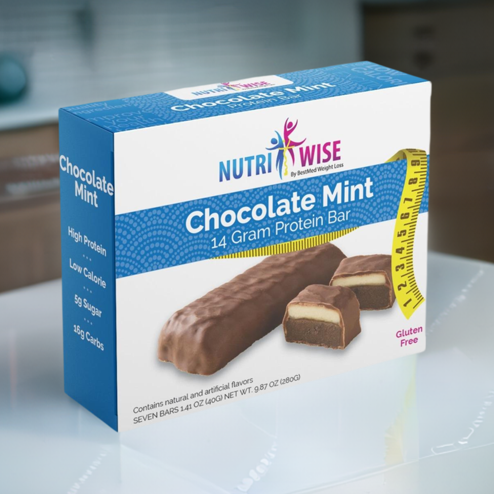 NutriWise Chocolate Mint Protein Bar (7/Box)