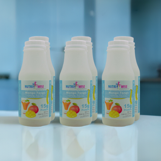 NutriWise Peach Mango Fruit Drink (6-Pack Bottles)