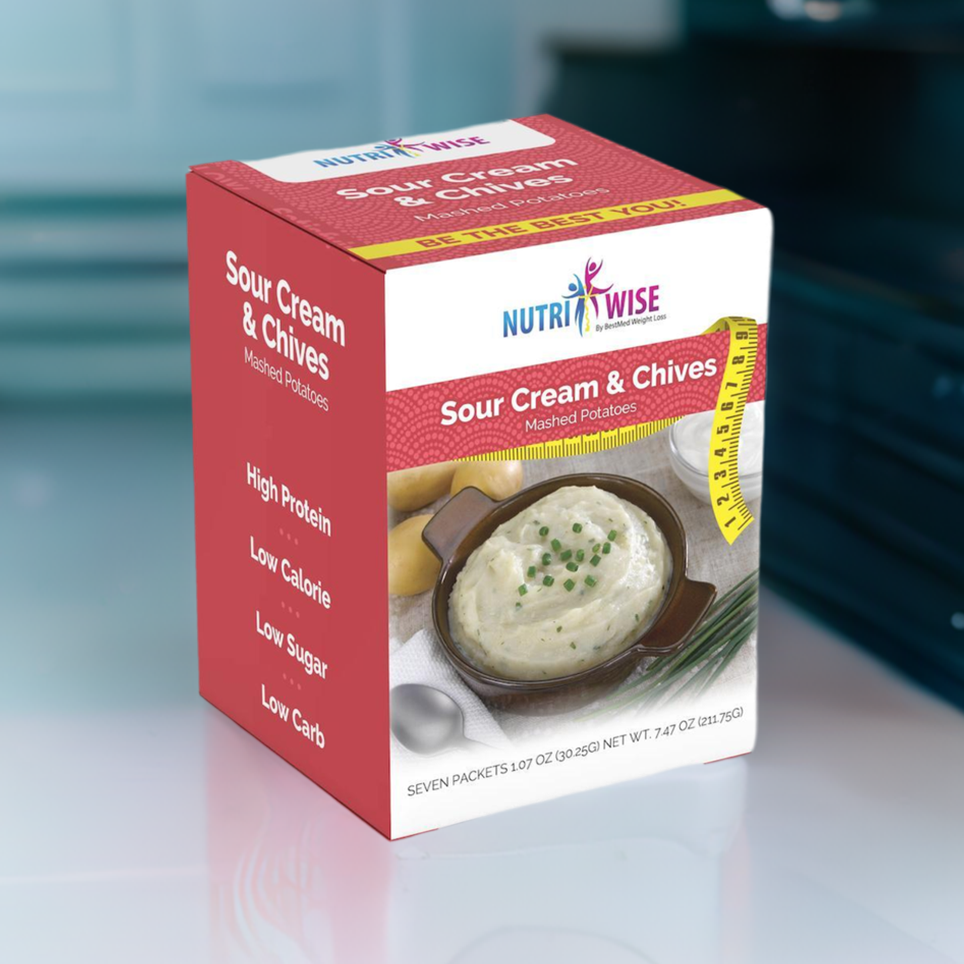 NutriWise Sour Cream & Chives Mashed Potatoes (7/Box)
