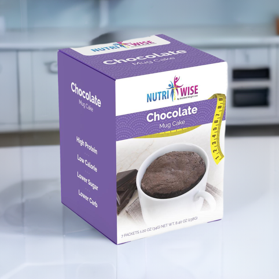 NutriWise Chocolate Mug Cake Mix (7/Box)