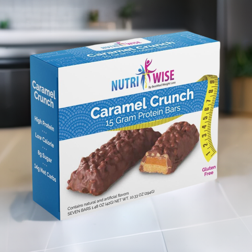 NutriWise Caramel Crunch Bar (7/Box)