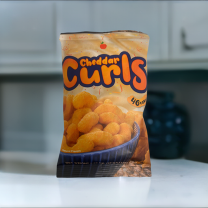 NutriWise Cheddar Curls (7 bags)