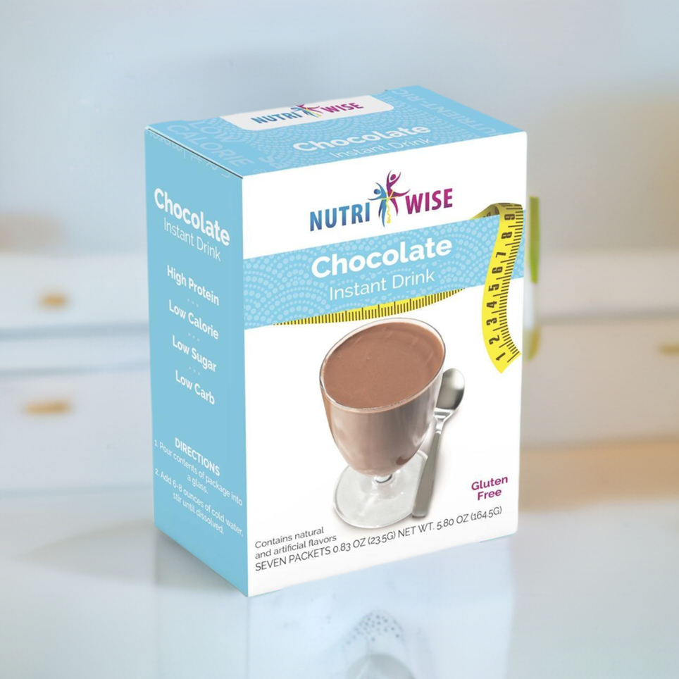 NutriWise Protein Chocolate Instant Protein Drink (7/Box)