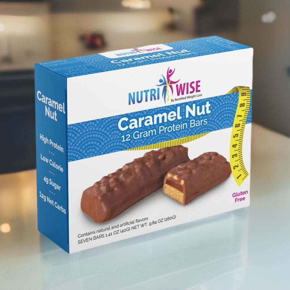 NutriWise Caramel Nut Bar (7/Box)