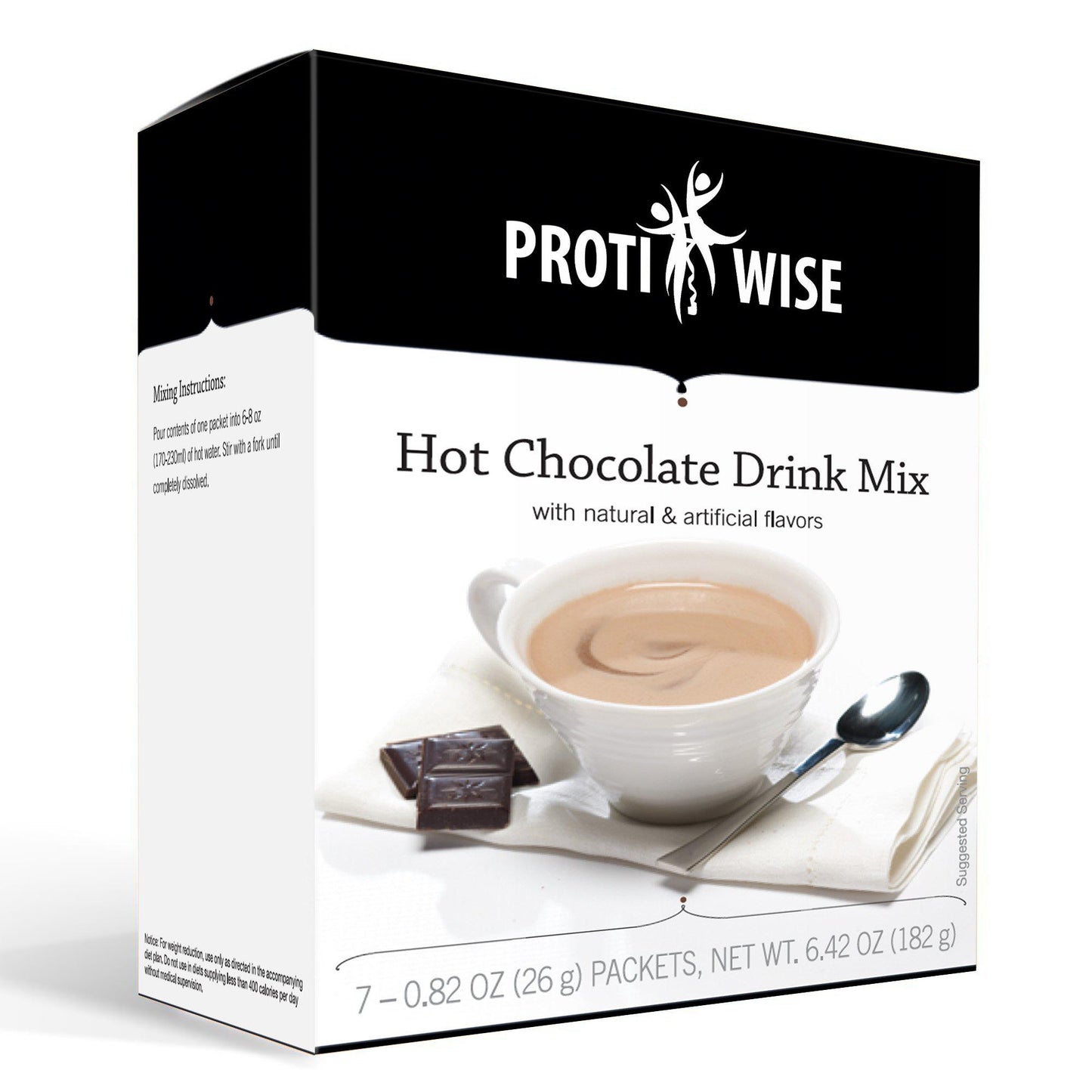 ProtiWise - Hot Chocolate Drink Mix (7/Box) - Doctors Weight Loss