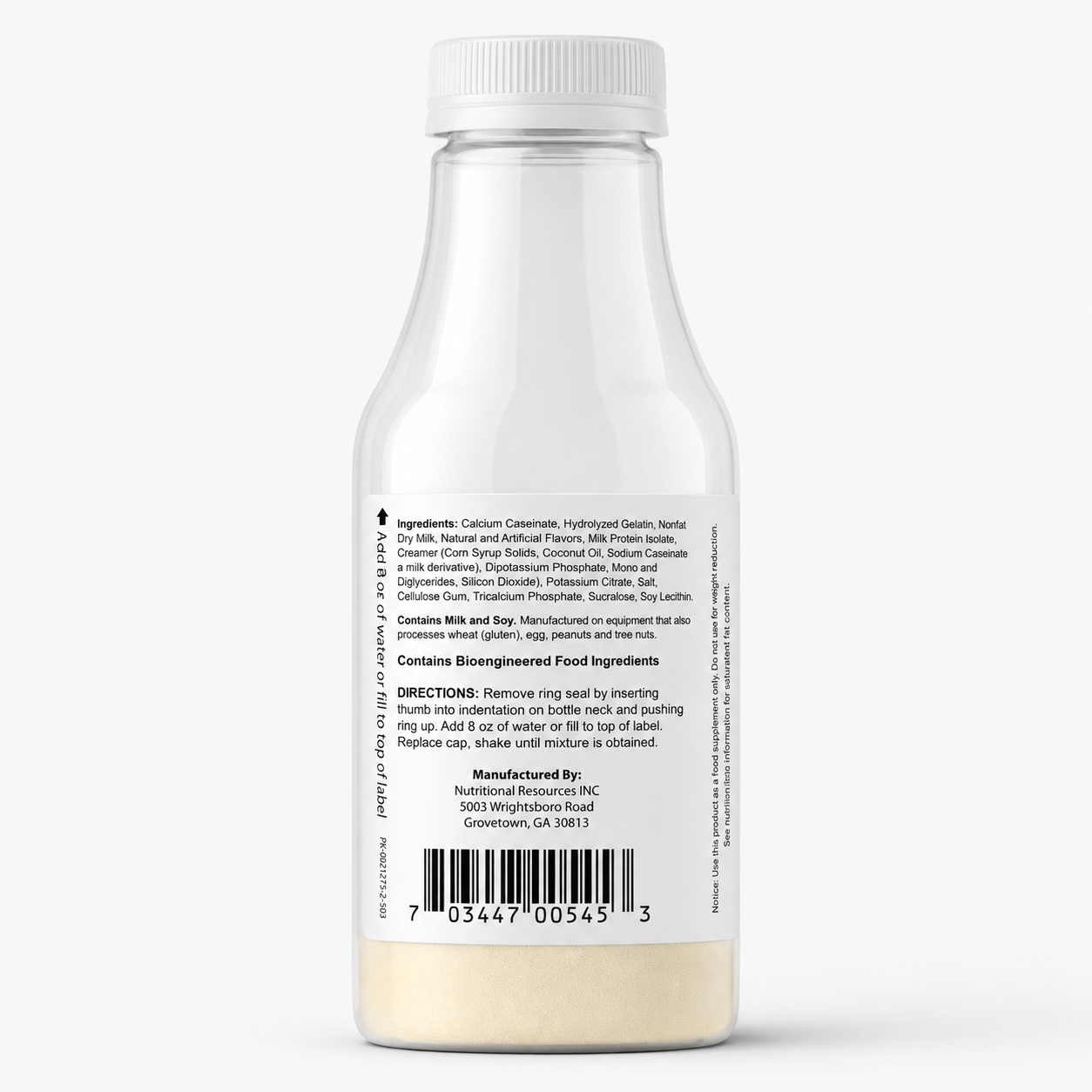 NutriWise Vanilla Protein Drink (96 bottles)