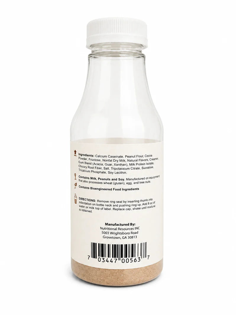 NutriWise Chocolate Peanut Butter Protein Shake (6-Pack Bottles)