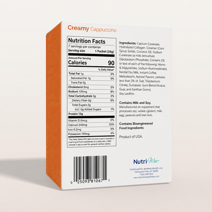 NutriWise High-Protein Creamy Classic Cappuccino (7/Box)