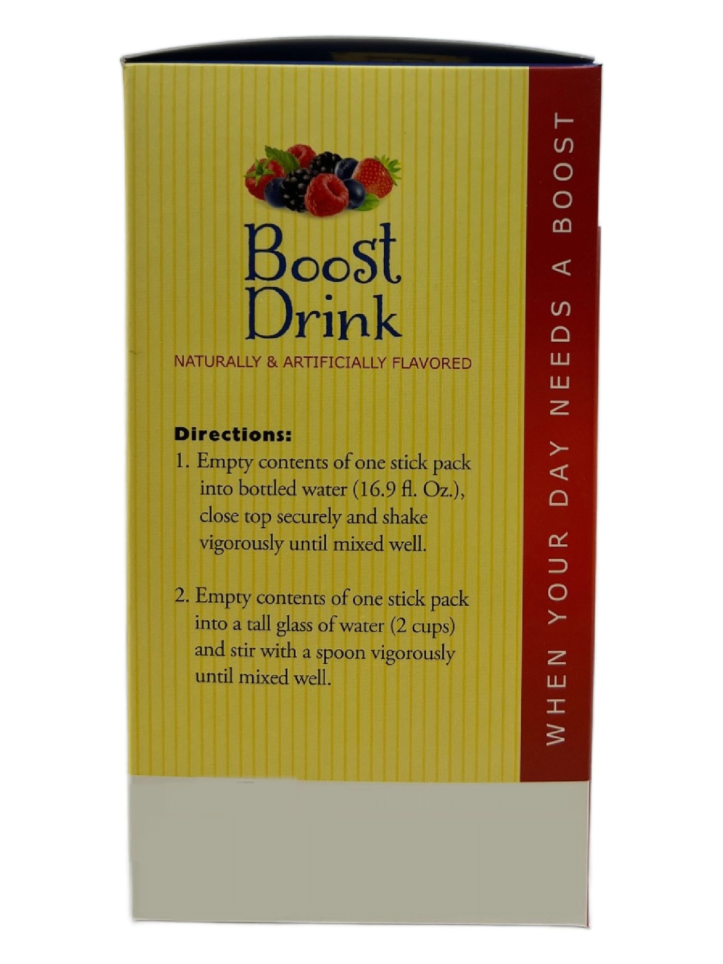 NutriWise Energy Boost Drink | Mixed Berry (21/box)
