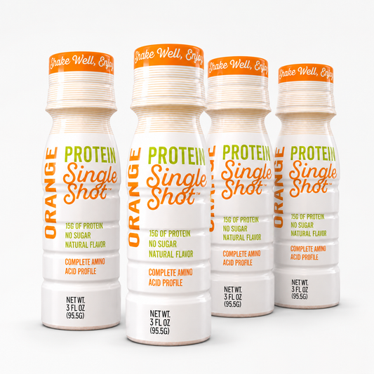 NutriWise Single 15g Protein Shot Orange (4-Pack)