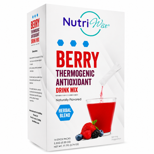 NutriWise Berry Meta Booster Thermogenic Antioxidant Drink (14ct)
