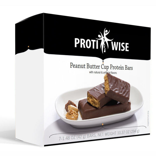 ProtiWise - Peanut Butter Cup Bars (7/Box) - Doctors Weight Loss