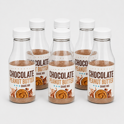 NutriWise Chocolate Peanut Butter Protein Shake (6-Pack Bottles)