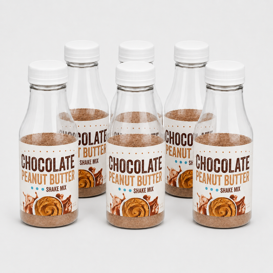 NutriWise Chocolate Peanut Butter Protein Shake (6-Pack Bottles)