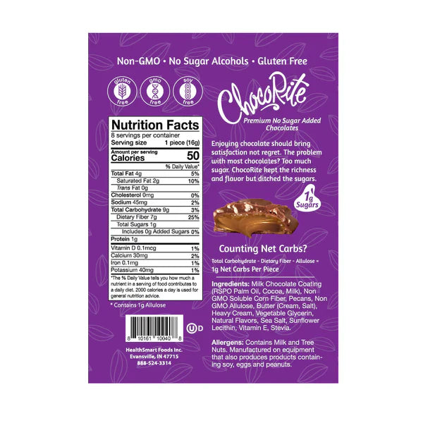 ChocoRite Pecan Clusters | Keto-Friendly (8 ct)