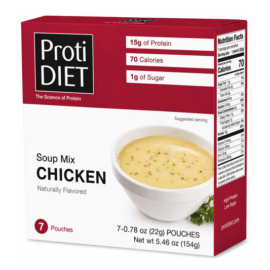ProtiDIET Creamy Chicken Flavor Soup | High Protein (7ct)