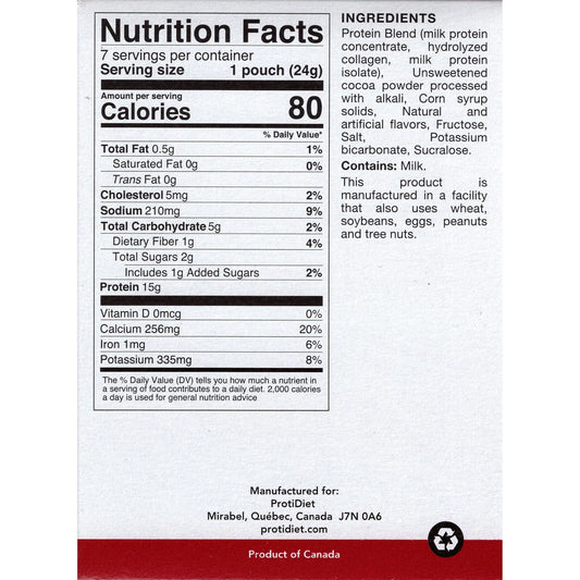 ProtiDIET High-Protein Hot Cocoa Drink (7ct)