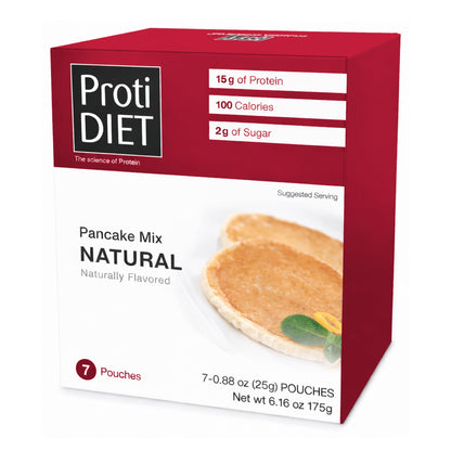 ProtiDIET  Natural Pancake, Weight Loss Breakfast Meal (7ct)