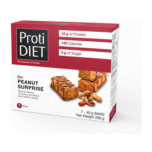 ProtiDIET High-Protein Bar, Peanut Surprise Bar (7ct)