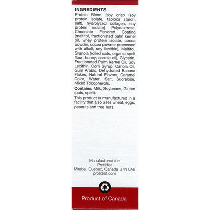 ProtiDIET Banana Bread Breakfast Bar (7ct)