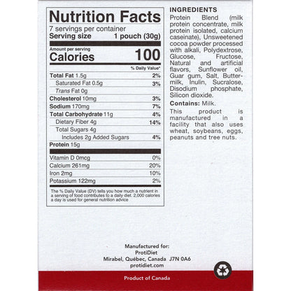 ProtiDIET High-Protein Chocolate Shake (7ct)