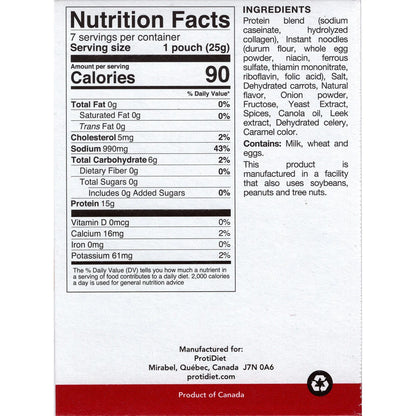 ProtiDIET Beef High-Protein Vegetable Soup (7ct)