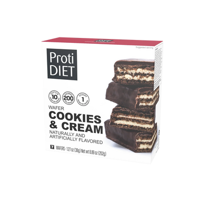 ProtiDIET Cookies & Cream Wafers (7ct)