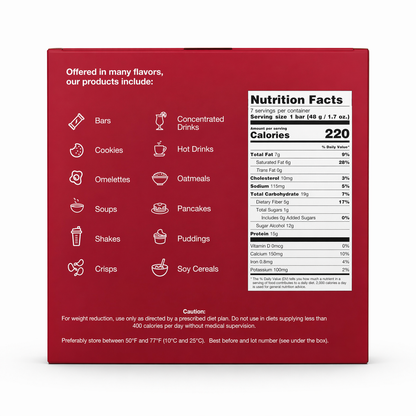 ProtiDIET Cookies & Cream Protein Bar (7ct)