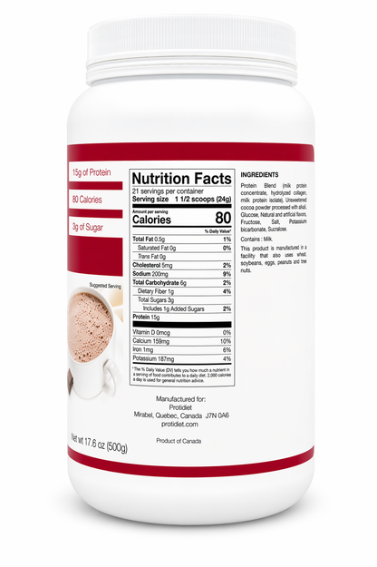 ProtiDIET High Protein Hot Cocoa Drink (21 Serv)