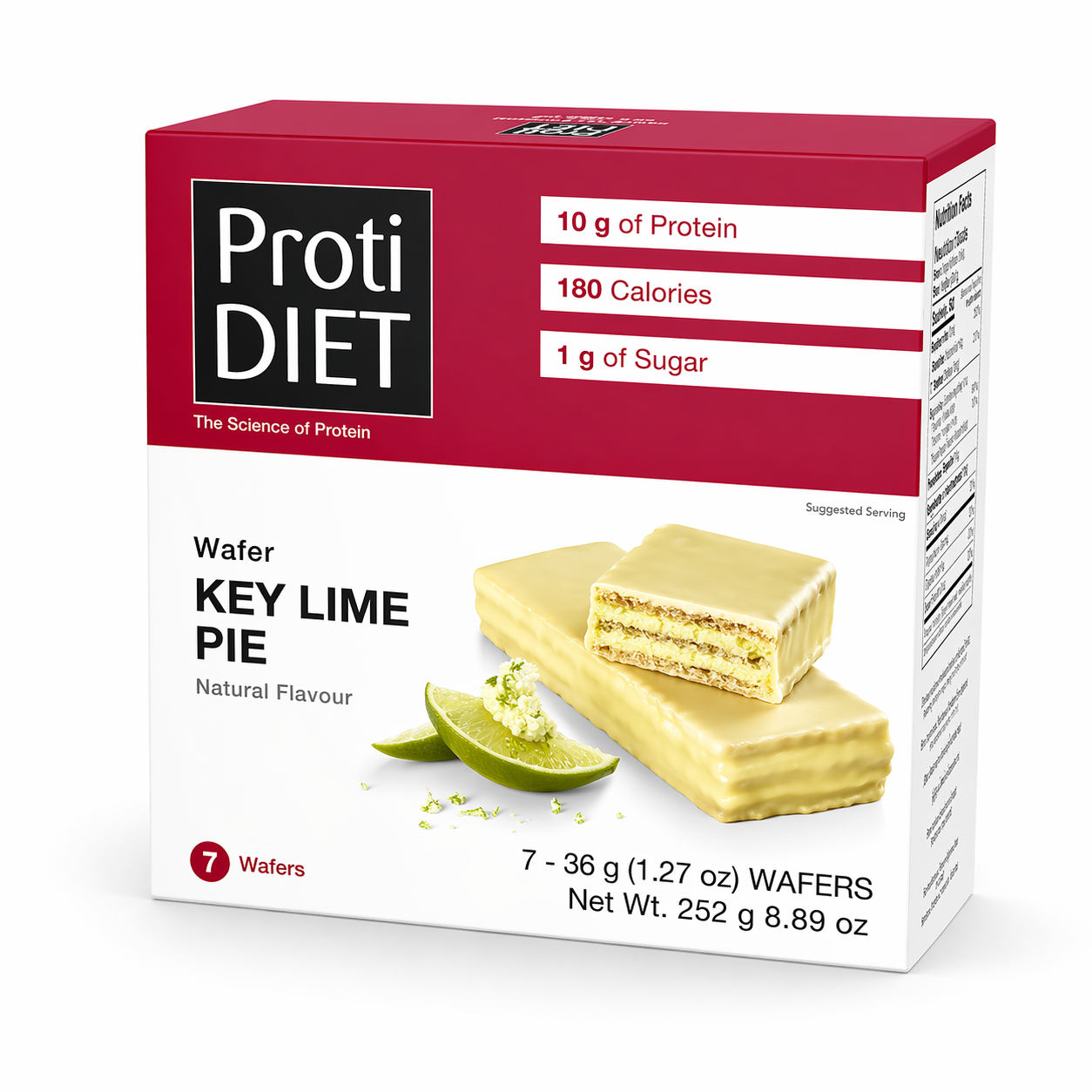 ProtiDIET High-Protein Key Lime Pie Wafer Bar (7ct)
