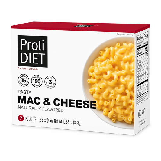 ProtiDIET Mac & Cheese Pasta Entree | High Protein (7ct)
