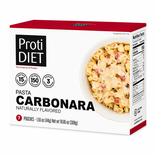 ProtiDIET Carbonara Pasta Entree | High Protein (7ct)
