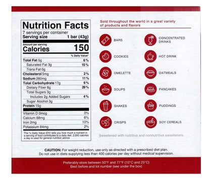 ProtiDIET Peanut Butter & Smooth Caramel Crisp Protein Bar (7ct)