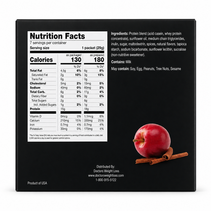 ProtiWise Apple Cinnamon Hoops Breakfast Cereal (7ct)