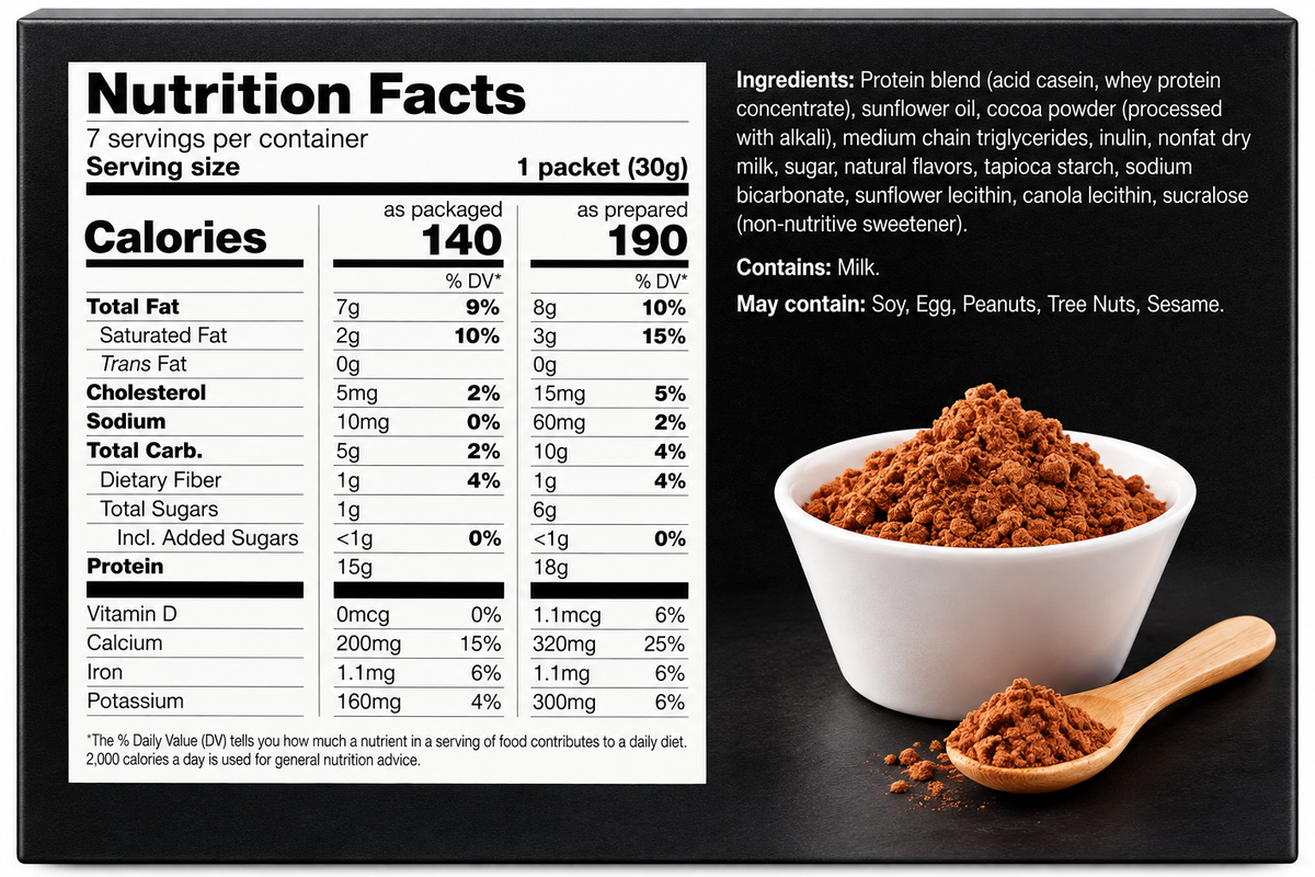 ProtiWise Chocolatey Hoops Protein Breakfast Cereal