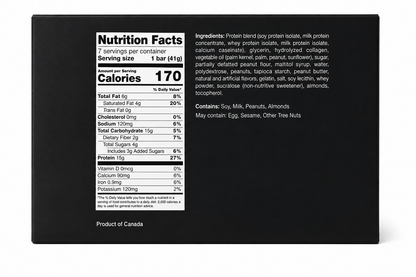 ProtiWise Peanut Marsmallow Protein Bars (7Serv)