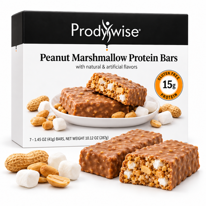 ProtiWise Peanut Marsmallow Protein Bars (7Serv)