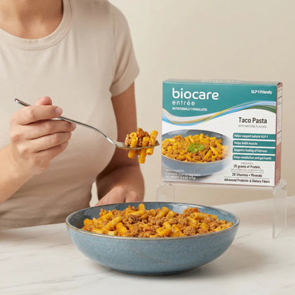 Biocare Taco Pasta Entree | 35g High Protein Meal (1ct)