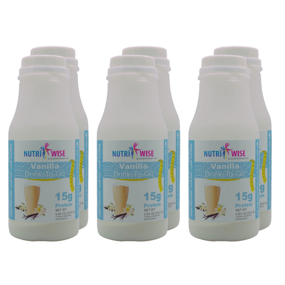 NutriWise - Vanilla Drink (6-Pack Bottles) - NutriWise
