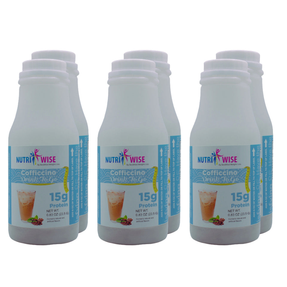 NutriWise - Cofficcino Protein Drink (6-Pack Bottles) - NutriWise