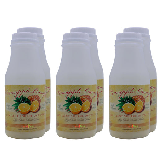 NutriWise - Pineapple & Orange Fruit Drink (6-Pack Bottles) - NutriWise
