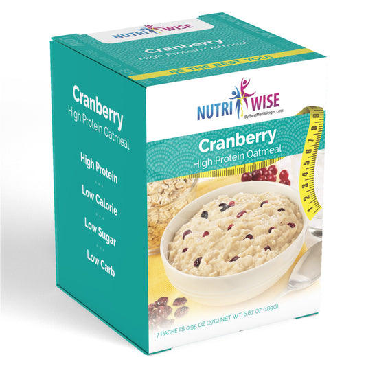 NutriWise -Cranberry Oatmeal (7/Box) - NutriWise