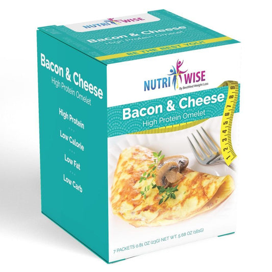 NutriWise - Bacon & Cheese Omelet Mix (7/Box) - NutriWise