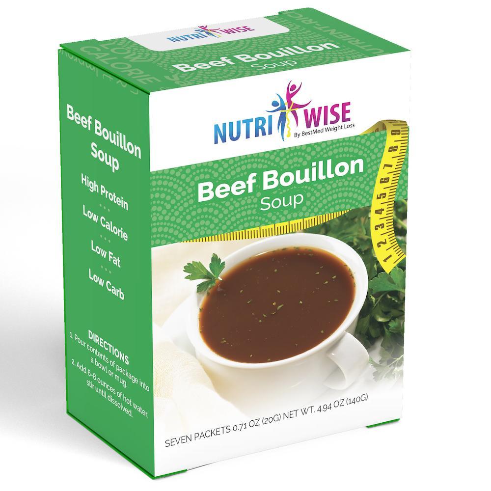 NutriWise - Beef Bouillon Soup (7/Box) - NutriWise