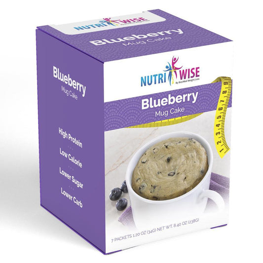 NutriWise - Blueberry Mug Cake Mix (7/Box) - NutriWise