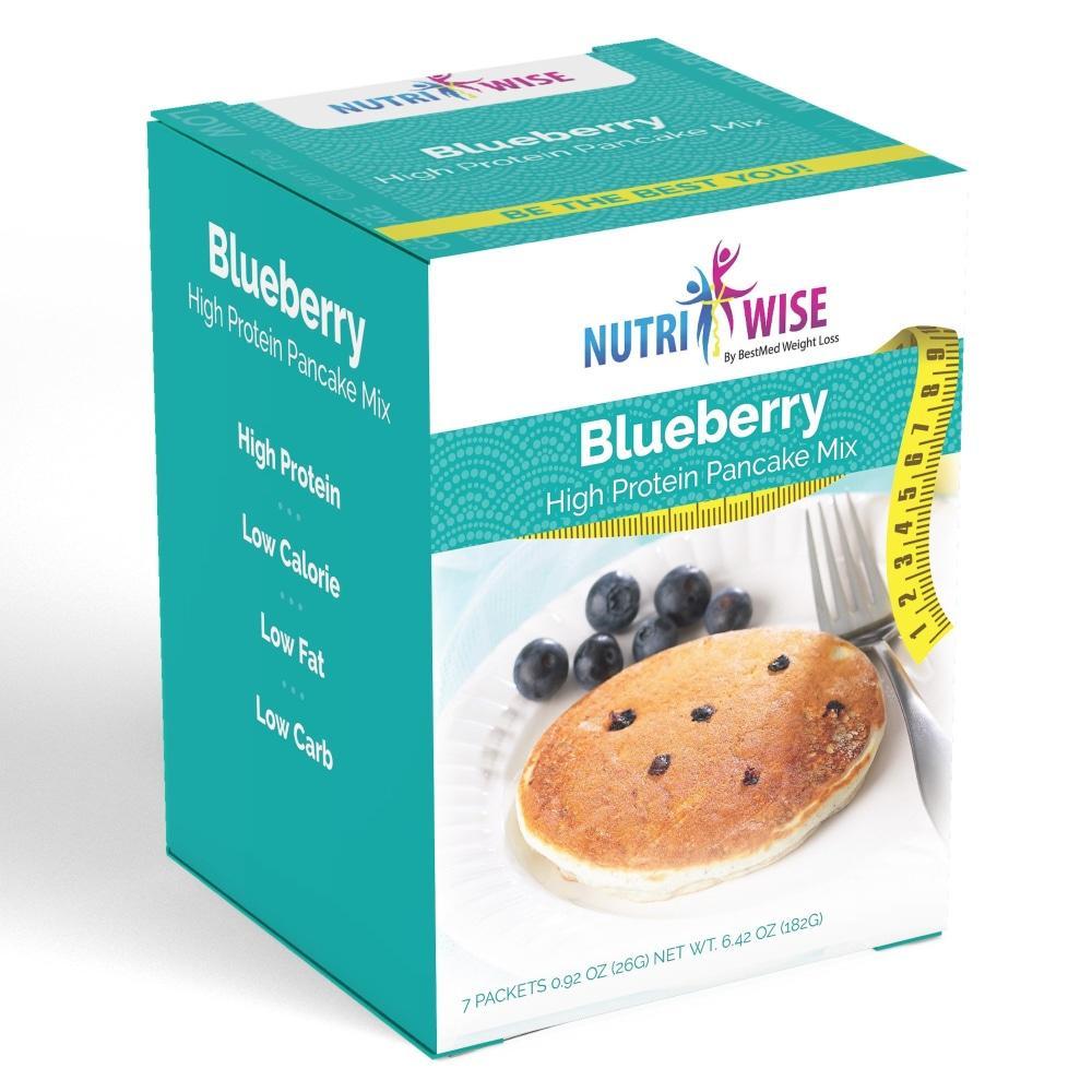 NutriWise - Blueberry Pancake Mix (7/Box) - NutriWise