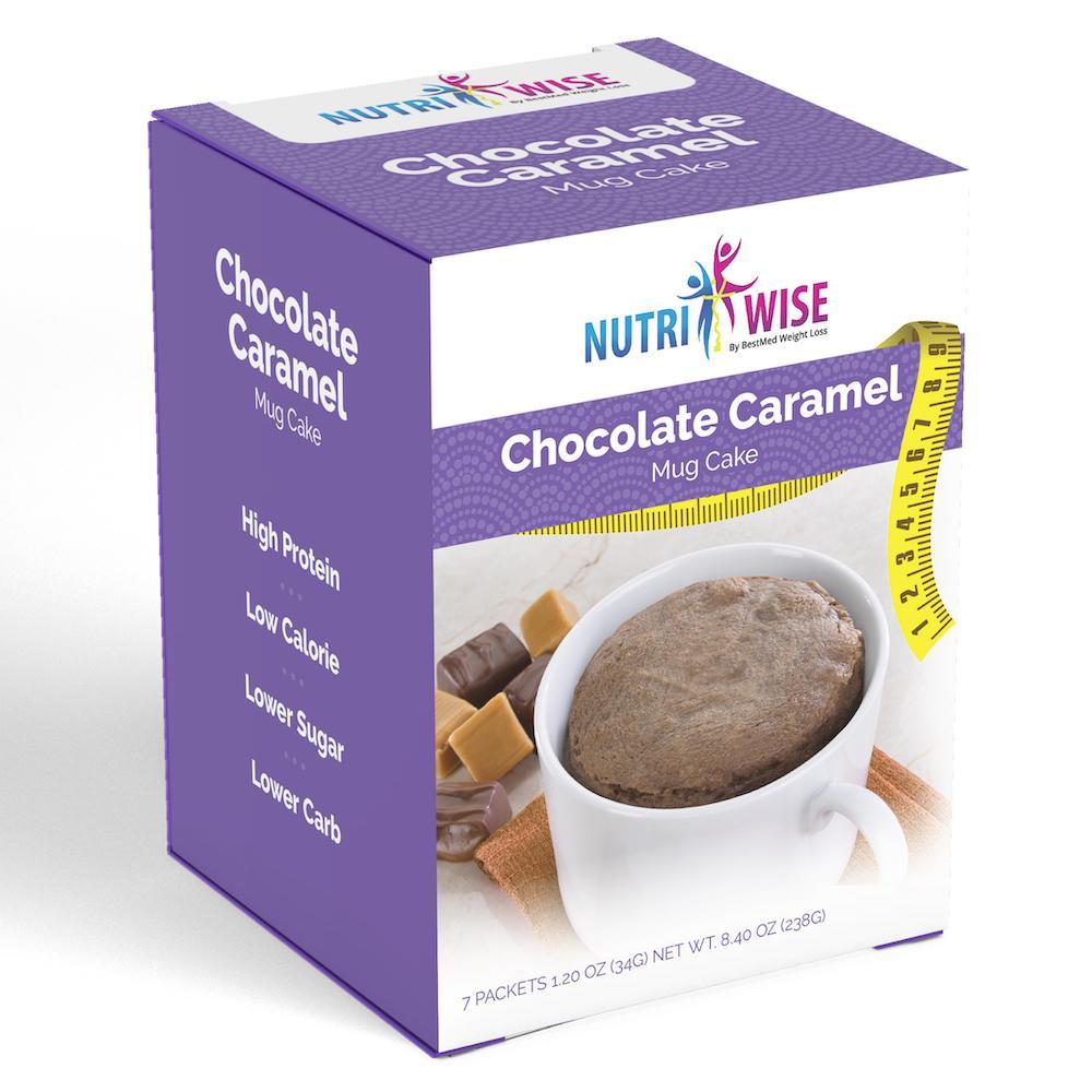 NutriWise -Chocolate Caramel Mug Cake Mix (7/Box) - NutriWise